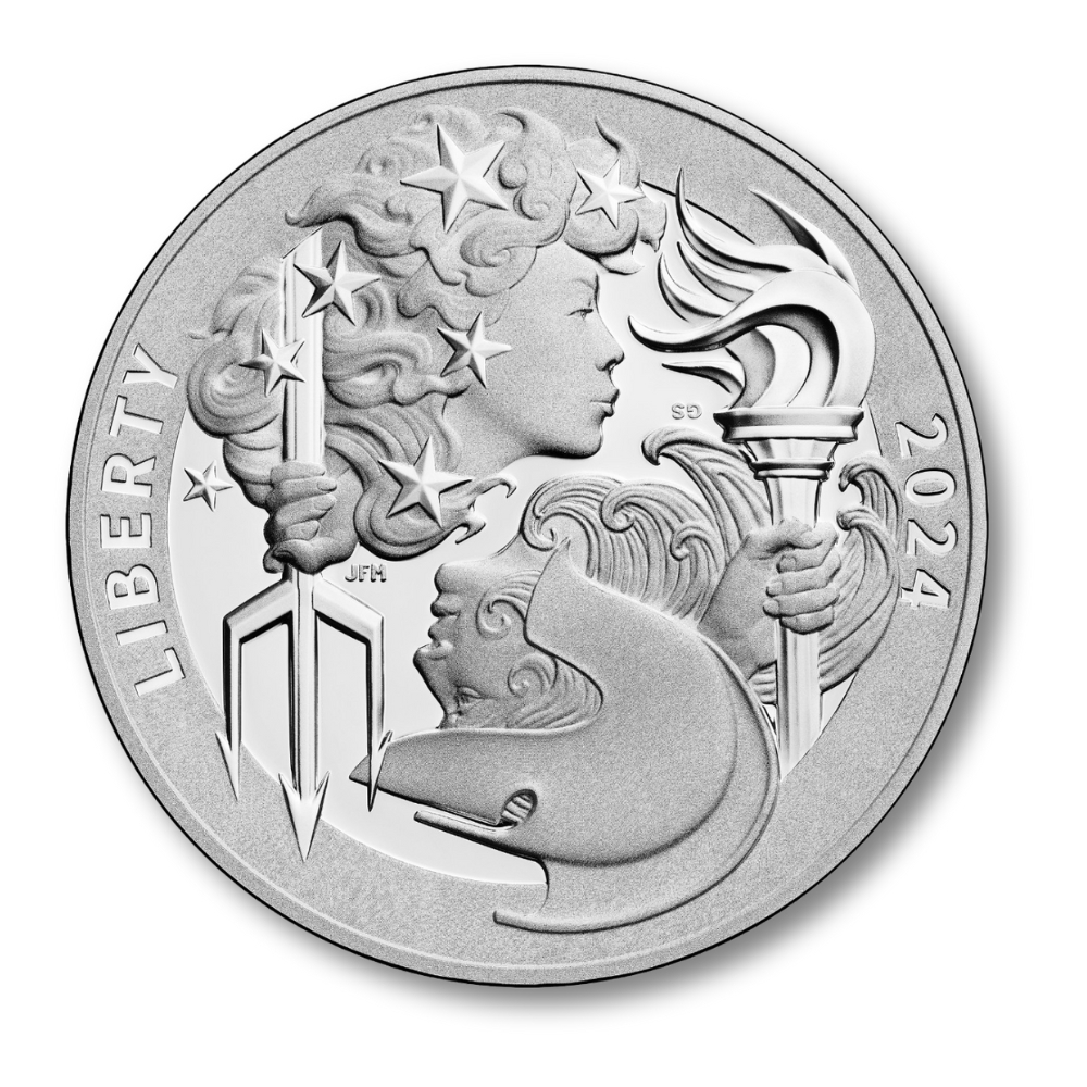 US Commemorative Dollar Proof 2024-P Liberty and Britannia 