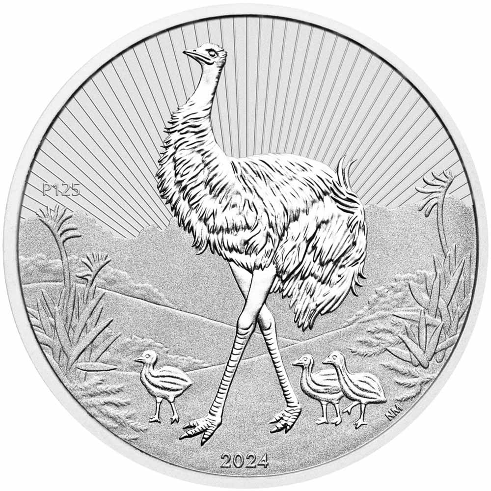 Australia 10 Oz. Silver Emu 2024