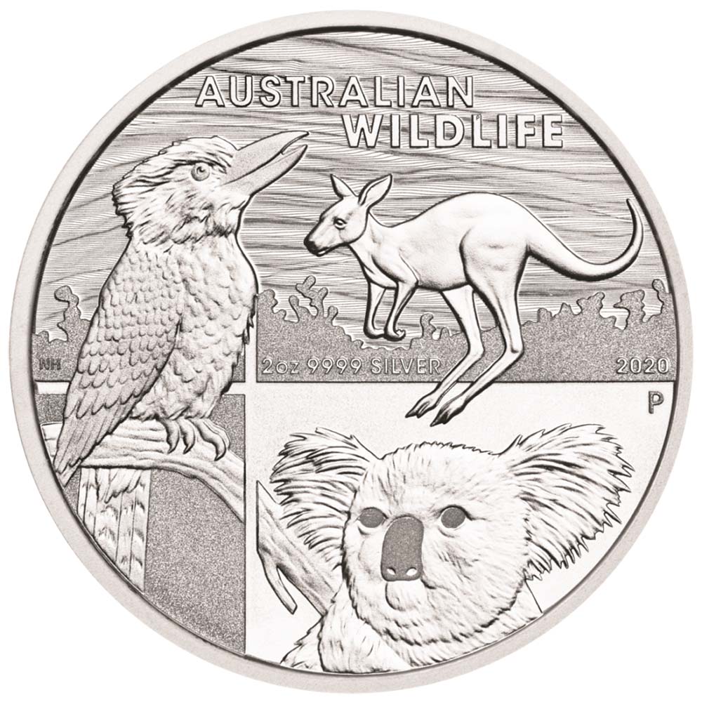 Australia 2 Ounce Silver Wildlife 2020