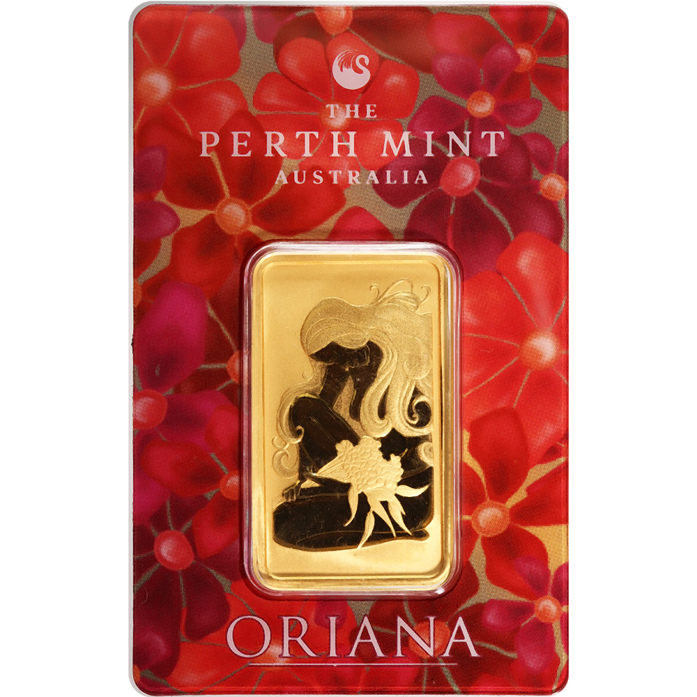 Perth Mint One Ounce Gold Bar Oriana