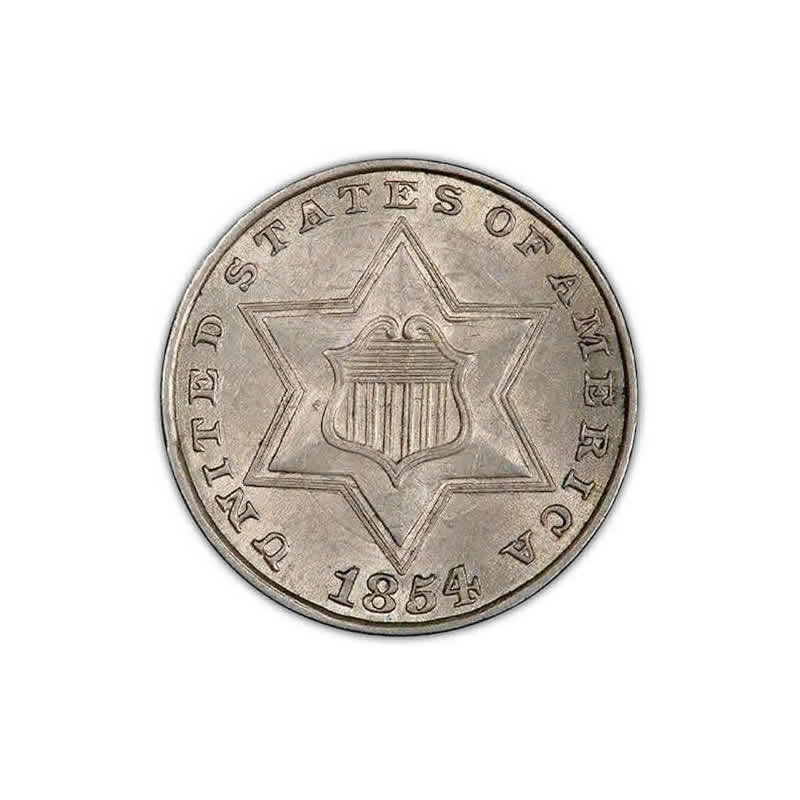Three Cent Silver UNC and Certified