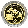 Chinese Gold Pandas Five Ounce