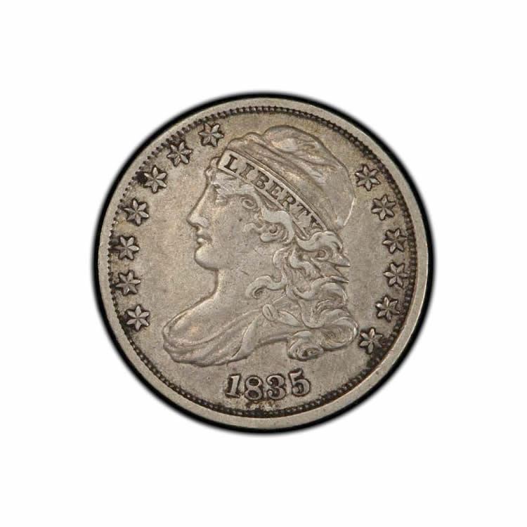 Capped Bust Dimes Extra Fine or Better and Certified