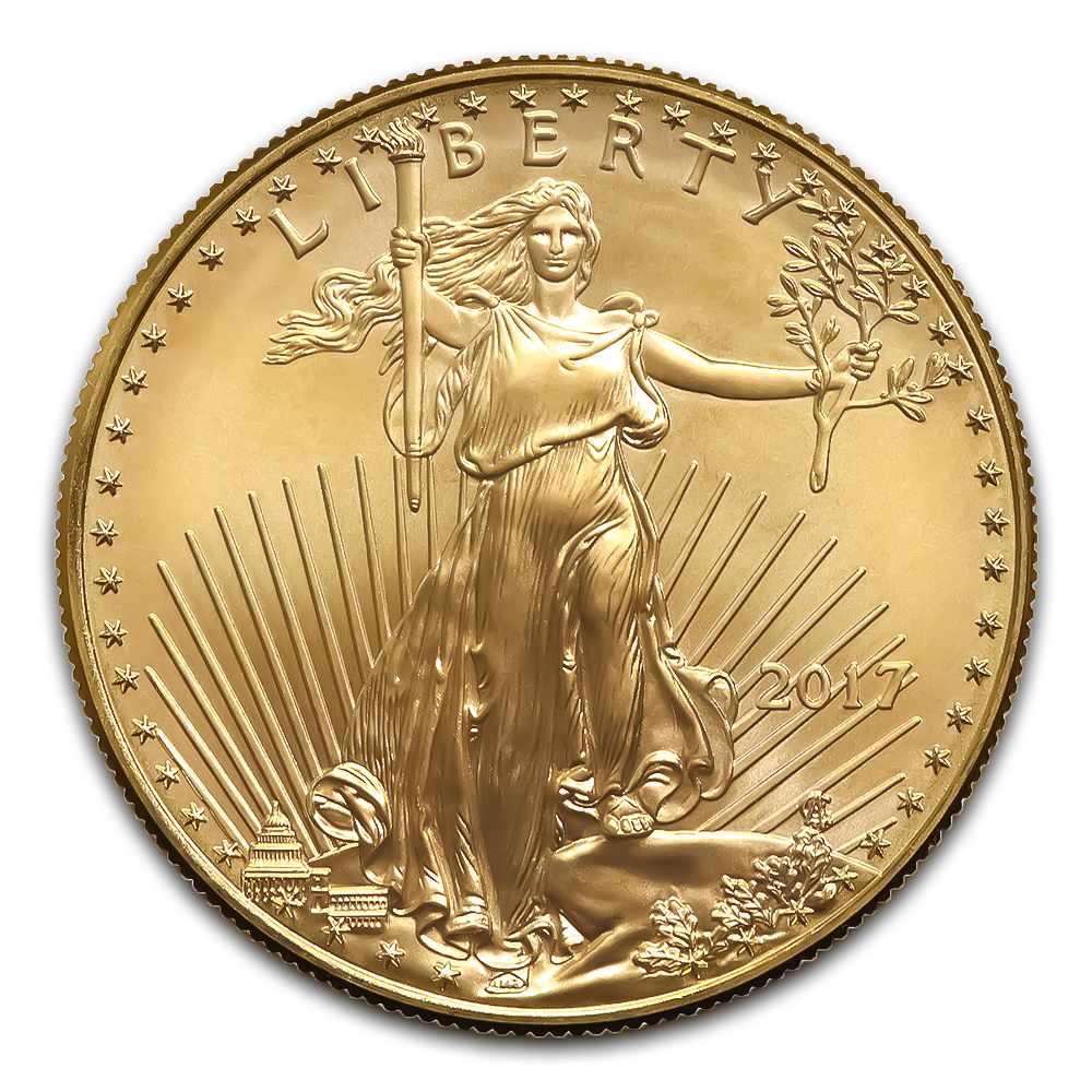 One Ounce Uncirculated American Gold Eagles