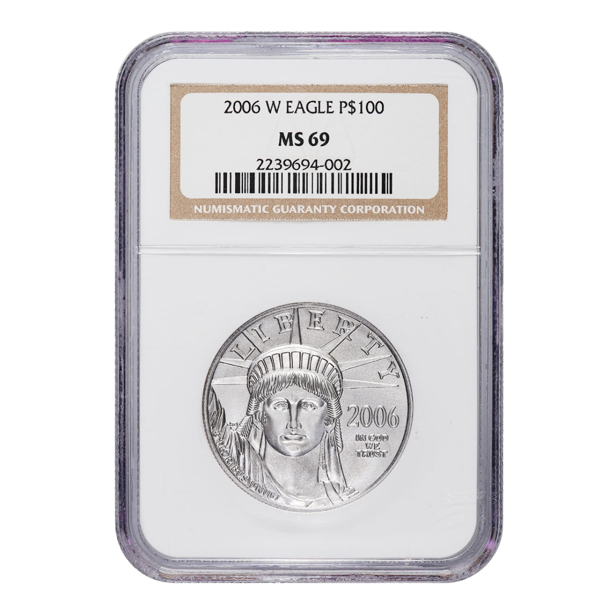 Certified Uncirculated Platinum American Eagles