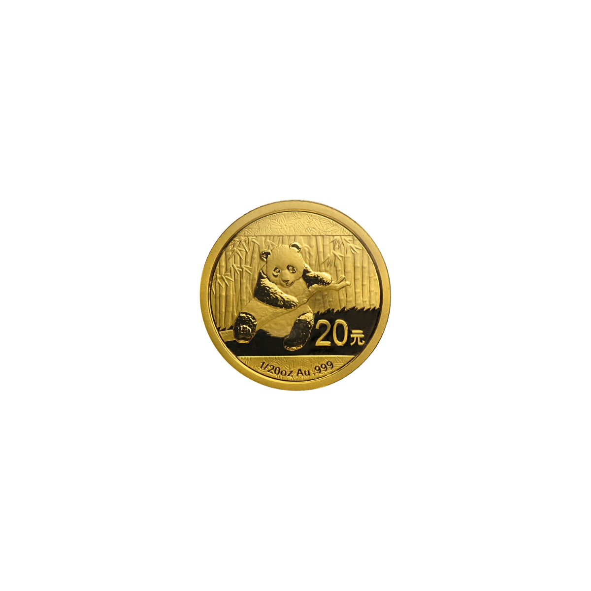 Chinese Gold Pandas 20th Ounce