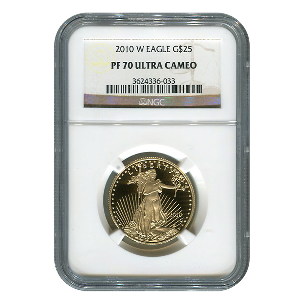Half Ounce Certified Proof Gold Eagles