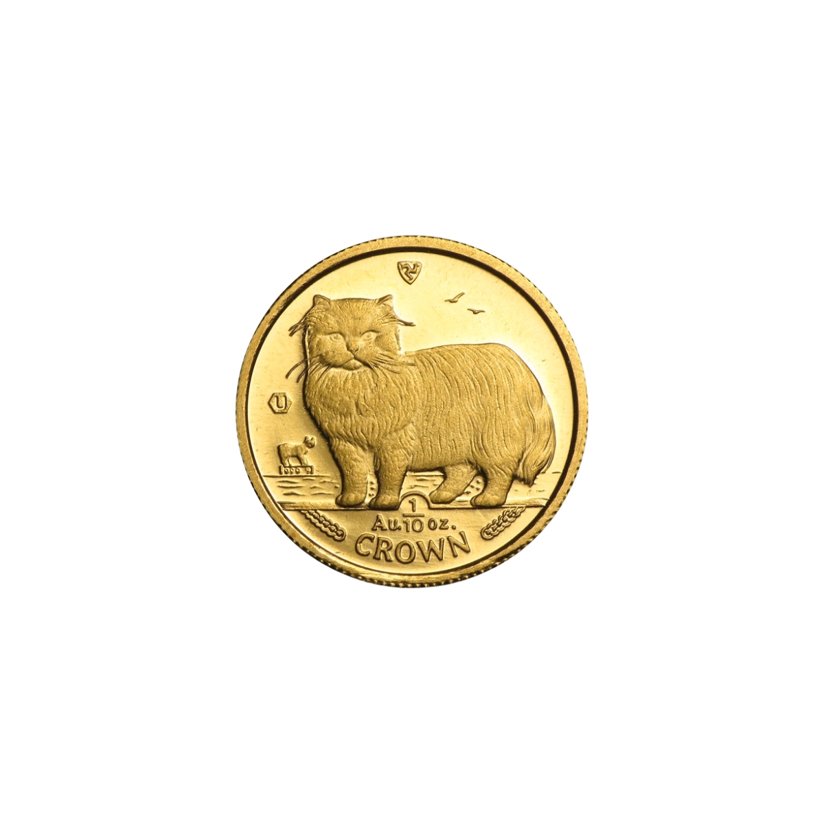 Isle Of Man Gold Cats 10th Ounce