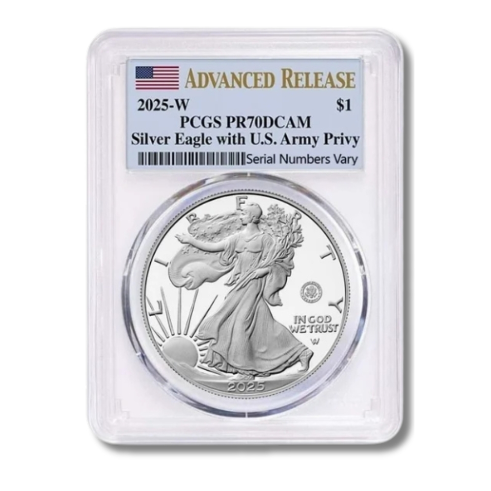 PCGS PR70 Proof Silver Eagles