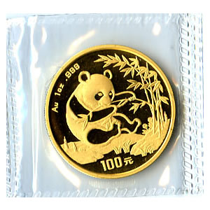 Chinese Gold Panda 1 Ounce 1994