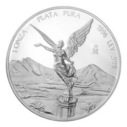 1996 1 oz Mexican Silver Libertad