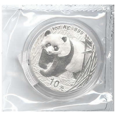 2001 Chinese Silver Panda 1 oz