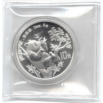1995 Chinese Silver Panda 1 oz - Large Twig