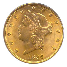 Early Gold Bullion $20 Liberty Uncirculated