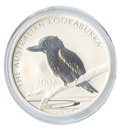 Australian Kookaburra 1 oz. Silver 2007