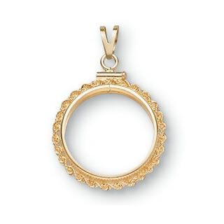 Bezel 14kt Rope Tenth Ounce Maple Leaf