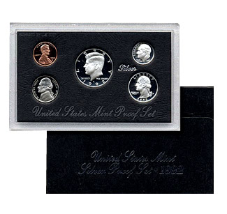 US Proof Set 1992 Silver