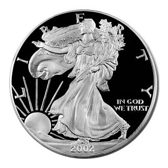 Proof Silver Eagle 2002-W