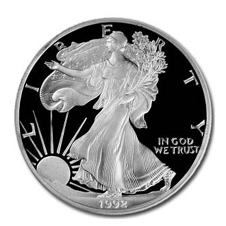 Proof Silver Eagle 1992-S