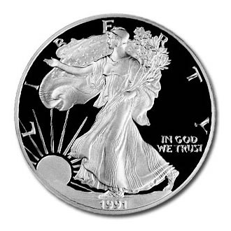 Proof Silver Eagle 1991-S