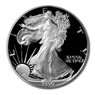 Proof Silver Eagle 1990-S