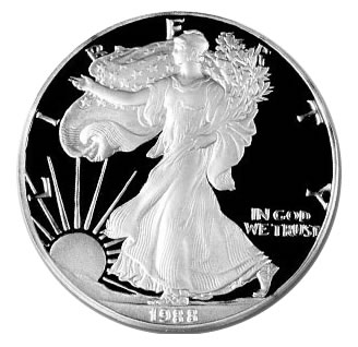 Proof Silver Eagle 1988-S