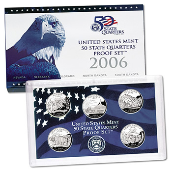 US Proof Set 2006 5pc (Quarters Only)