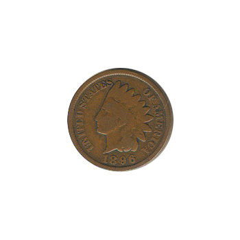 Indian Head Cent 1896 G-VG