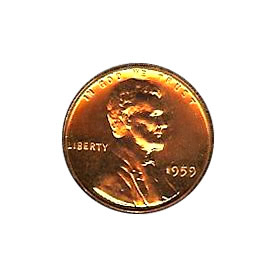 Proof Lincoln Cent 1959