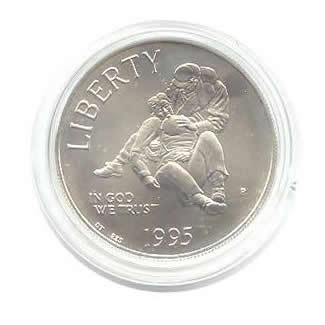 US Commemorative Dollar Uncirculated 1995-P Civil War