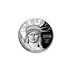Platinum American Eagle Proof 2008-W Tenth Ounce with Box