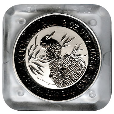 Australian Kookaburra 2 oz. Silver 1992