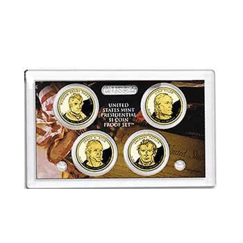 US Presidential Dollar 4pc Proof Set 2009 Without Box