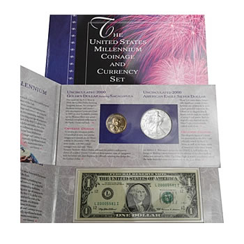 Coin & Currency Set Millenium 2000