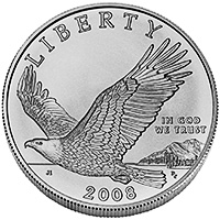 US Commemorative Dollar Uncirculated 2008-P Bald Eagle