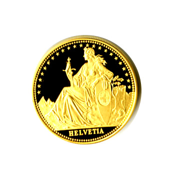 Swiss Gold Helvetia Half Ounce (dates our choice)