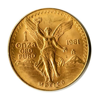 Mexico Gold Libertad One Onza 1981 BU