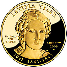 First Spouse 2009 Letitia Tyler Proof