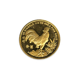 Singapore Gold Quarter Ounce 1993 Rooster
