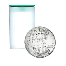 2011 Silver Eagle Roll of 20 Uncirculated Coins