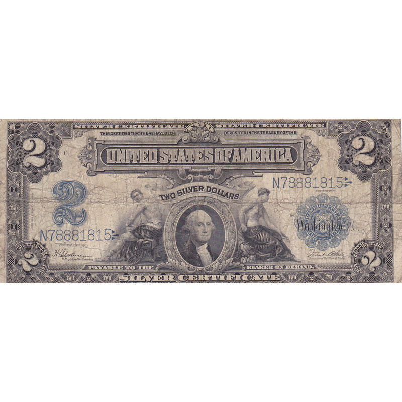 1899 $2 Silver Certificate VG