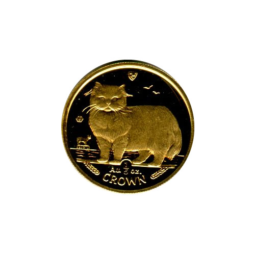 Isle of Man Gold Cat Fifth Ounce 1989