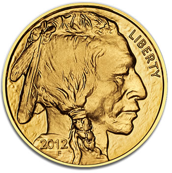 Uncirculated Gold Buffalo Coin One Ounce 2012