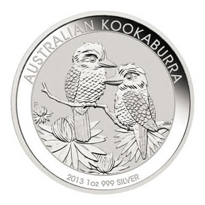Australian Kookaburra 1 oz. Silver 2013