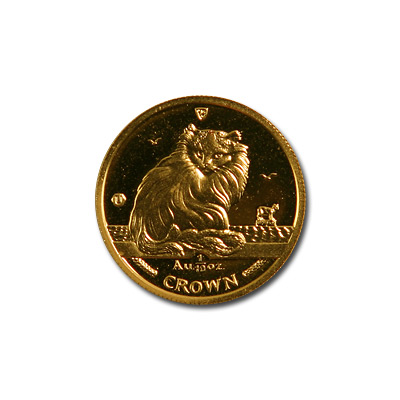 Isle of Man Gold Cat Tenth Ounce 1995