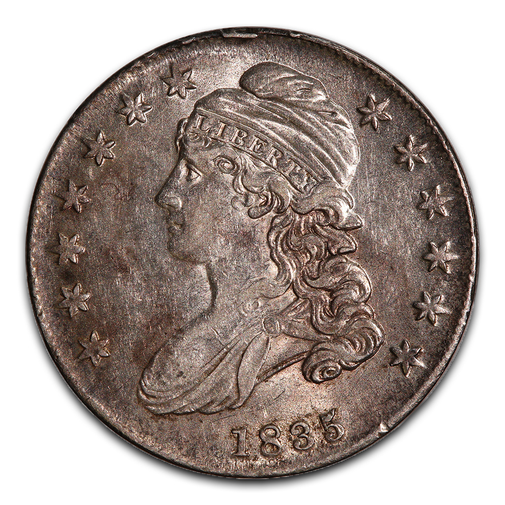 Bust Half Dollar Almost Uncirculated 1835