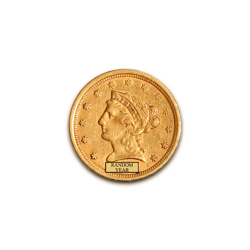 Early Gold Bullion $2.5 Liberty Extra Fine