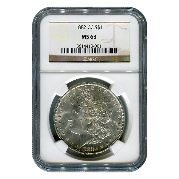 アンティークコイン モダンコイン [送料無料] 1882 Morgan Silver