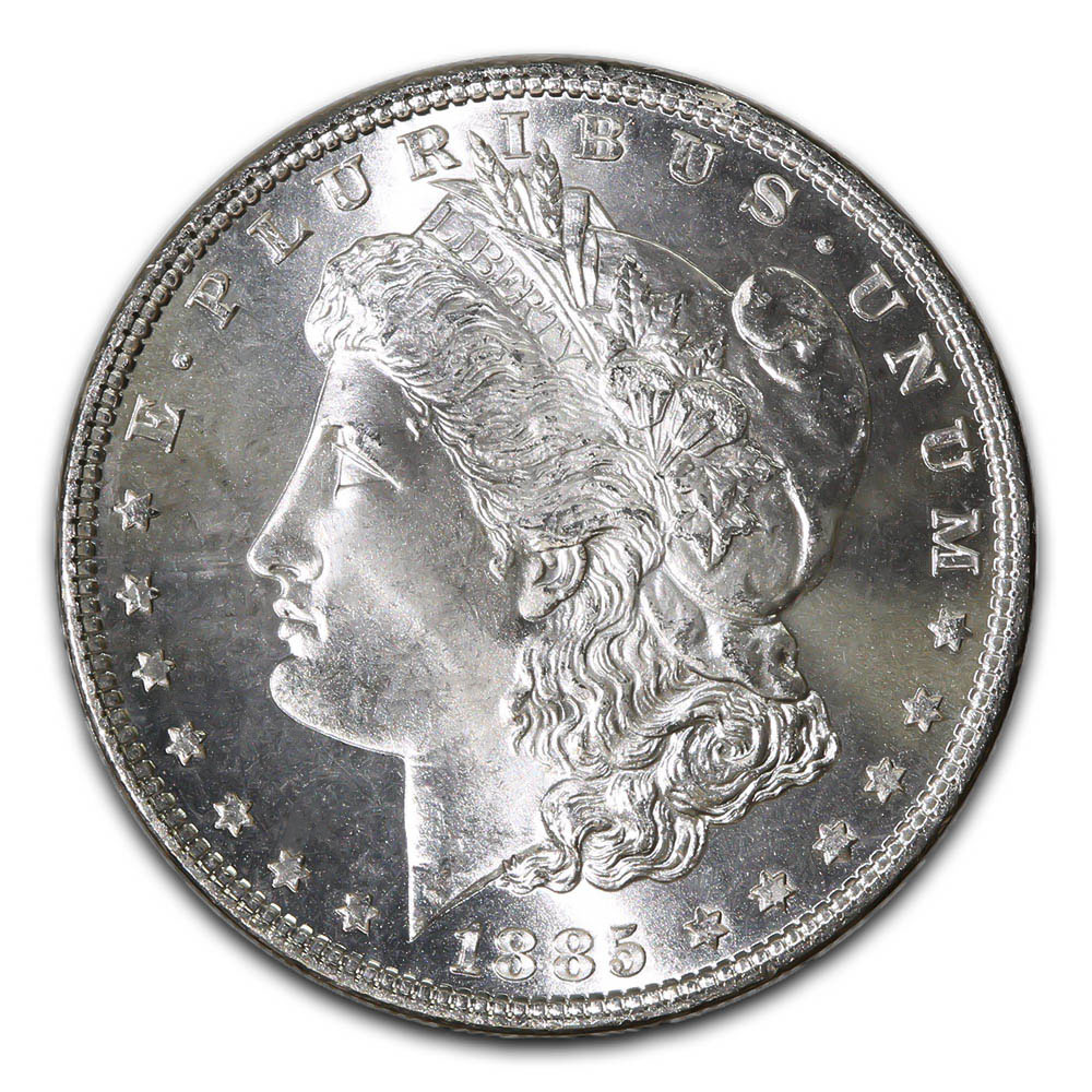 Morgan Silver Dollar Uncirculated 1885-CC