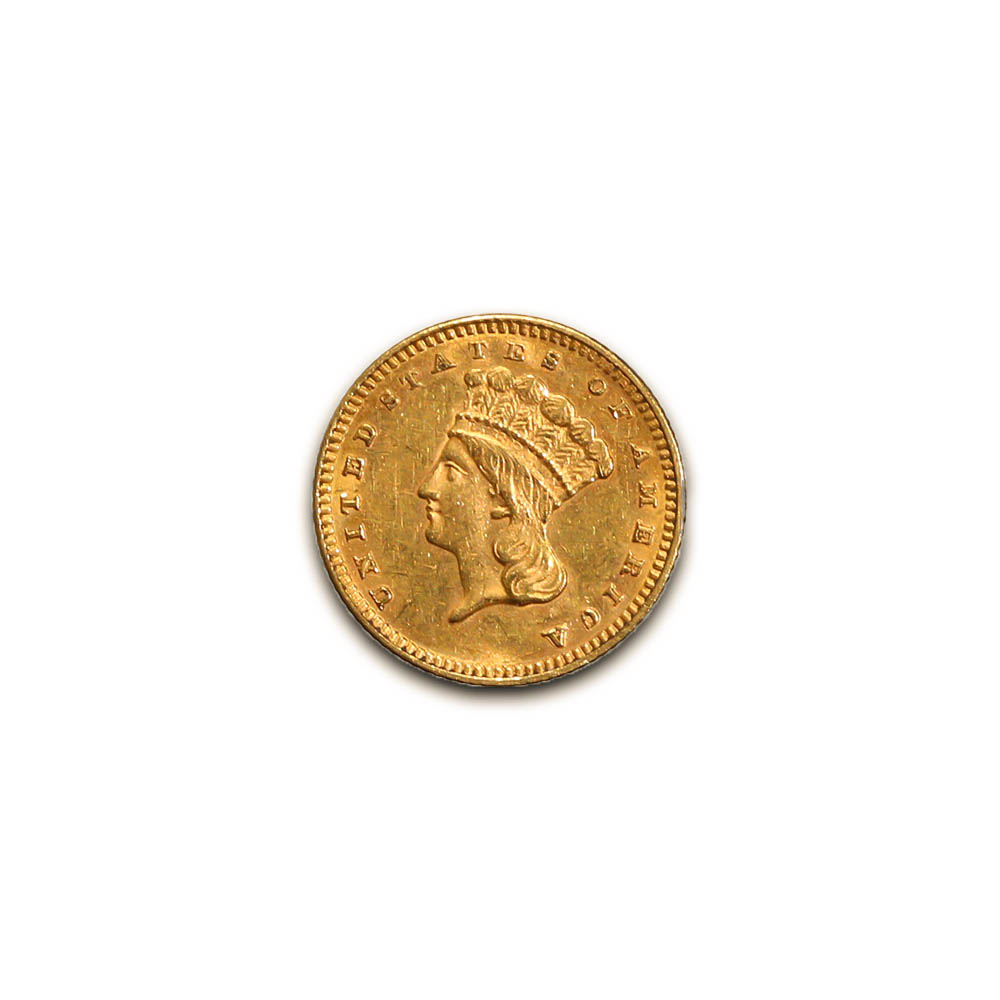 $1 Gold Liberty 1888 AU